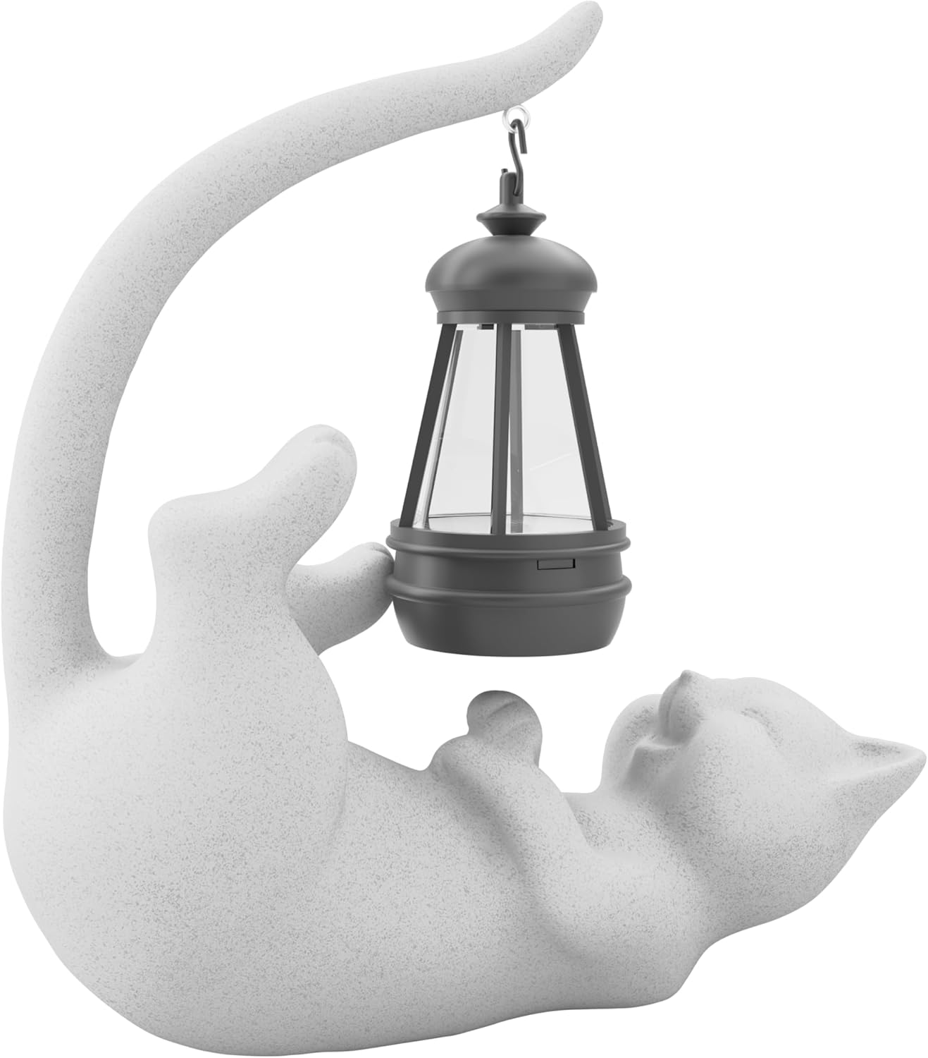 Solar Cat Garden Statue Light - 15 Inch-image-182f691a-6b00-4645-aef9-ae6842e90a9e-92736