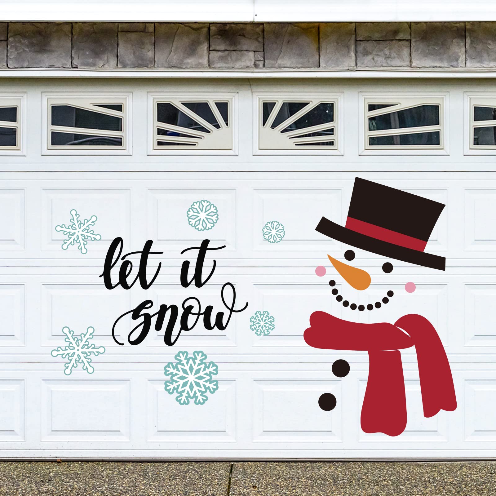 Christmas Garage Magnet Stickers 21pcs - White W3365-image-6d497cb2-2d2c-4592-a243-c08d1f6e05f0-97519