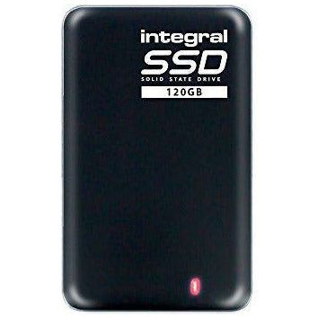 Integral 120GB Portable SSD Drive USB External SSD Black