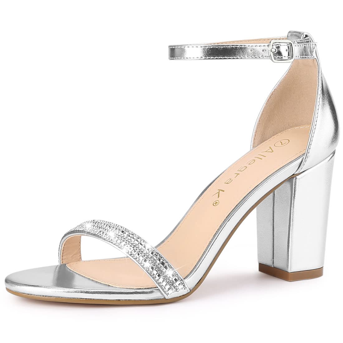 Rhinestone Chunky Heel Sandals - Silver UK 5-image-cb6fe156-e7e1-46e0-a751-7234c680a0da-88561