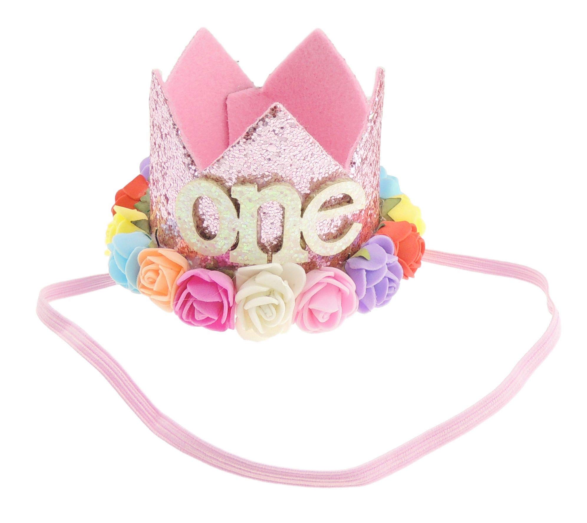 Adorable Baby Boys Girls Cat Dog Glitter One 1st Gold Pink White-image-85e6d456-ca17-4de8-a7d1-c542627c9bf5-57614