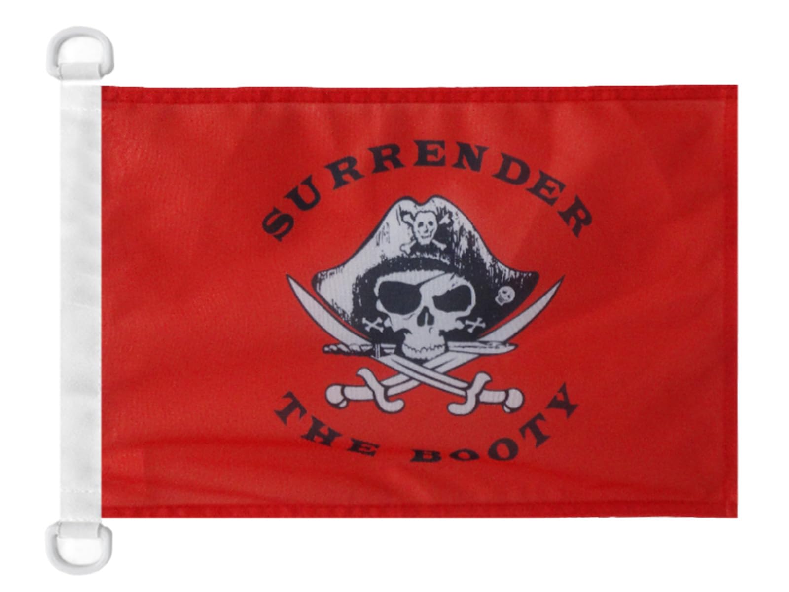AZ FLAG - Pirate Surrender the Booty Red 18'' x 12'' 12x18 45x30 Cm-image-5953f261-38cd-45de-ae0d-17b49f19e654-56735