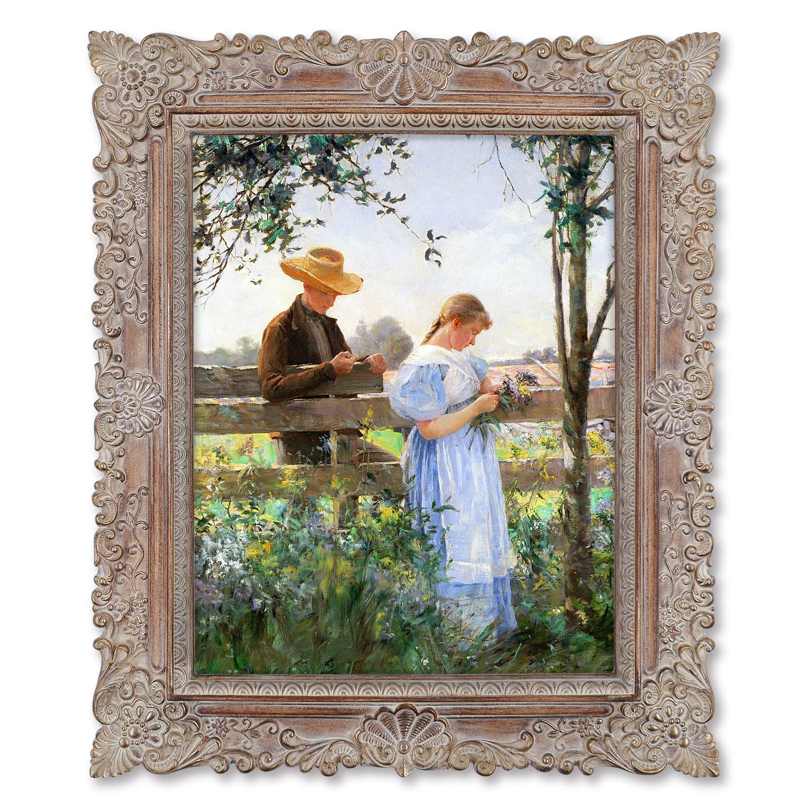 Antique Style Picture Frame - 8x10 Vintage Carved Design-image-a36aa1c1-733f-47f3-8b65-9024e31d4f6f-92817