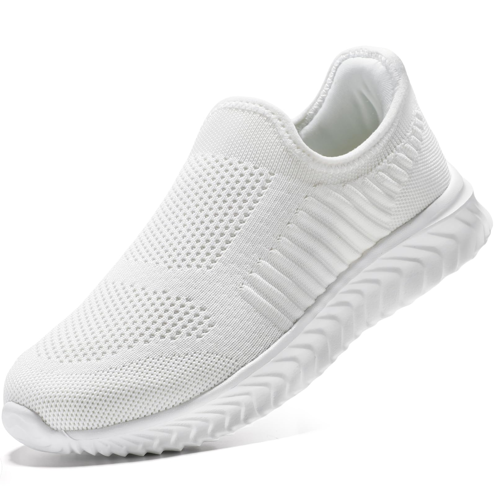 Women's Slip-On Trainers - White 5.5 UK-image-7c7c53be-6d9d-4fd5-aee7-0d6d068b351a-89953