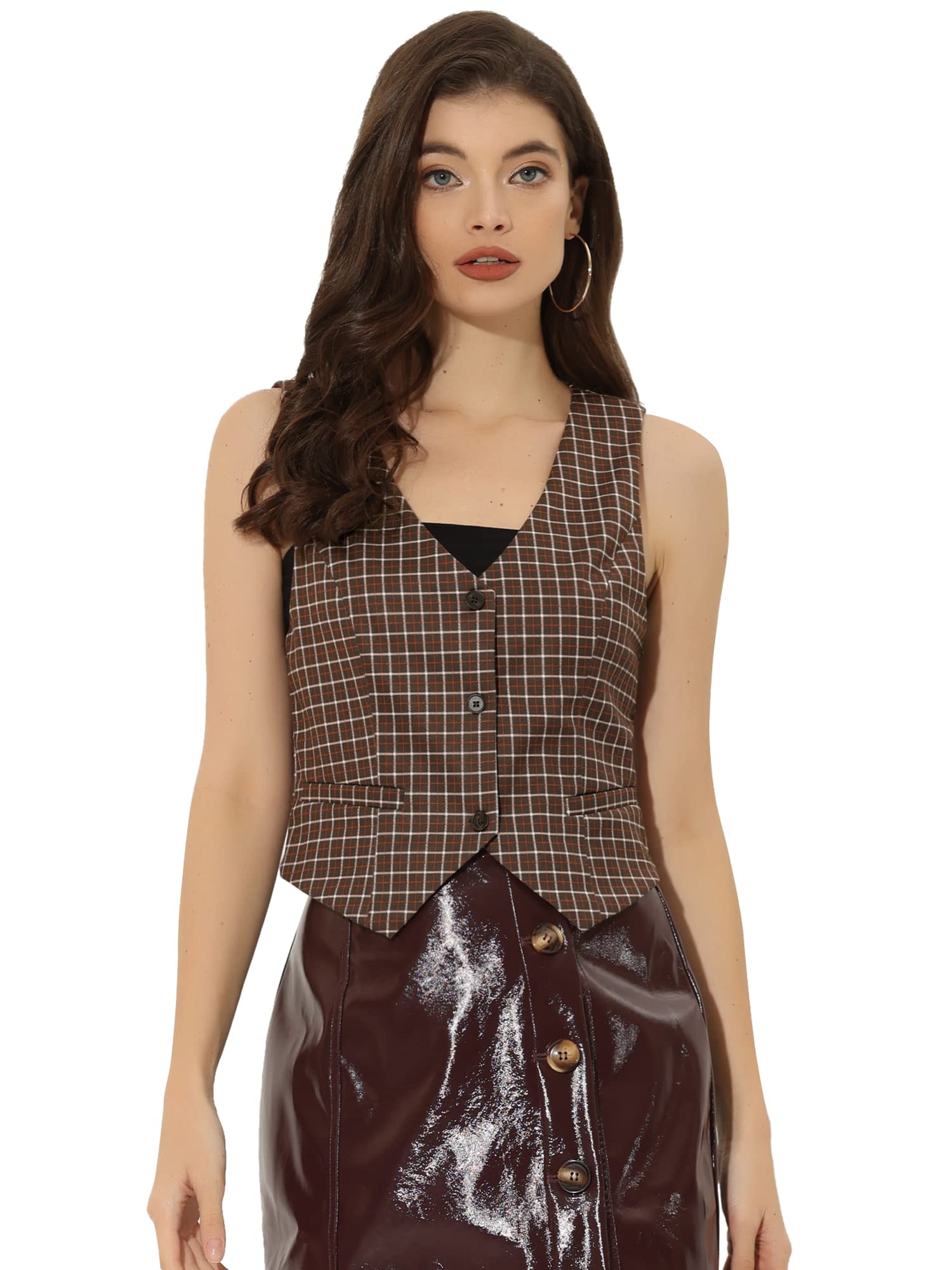Women's Steampunk Waistcoat Vest - Brown S-image-1bf29795-8805-4612-a431-81808ebf694e-111916
