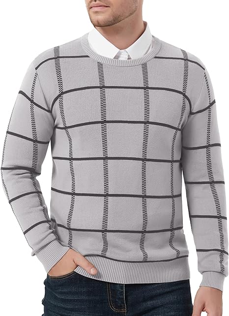 Men's Cotton Sweater - Light Grey M-image-ce666fcd-bf8b-42ed-a273-c4bbc6c9393e-115976