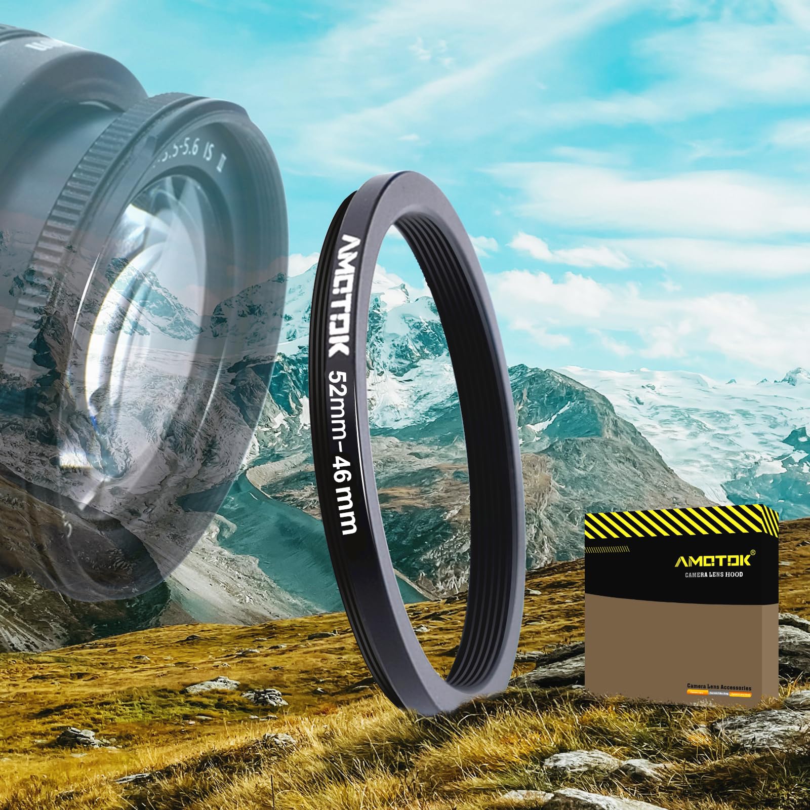 Lens Adapter Step-Down - Black 52-46mm-image-4f53213b-c700-474a-8a3d-c3fbbf20feee-110437