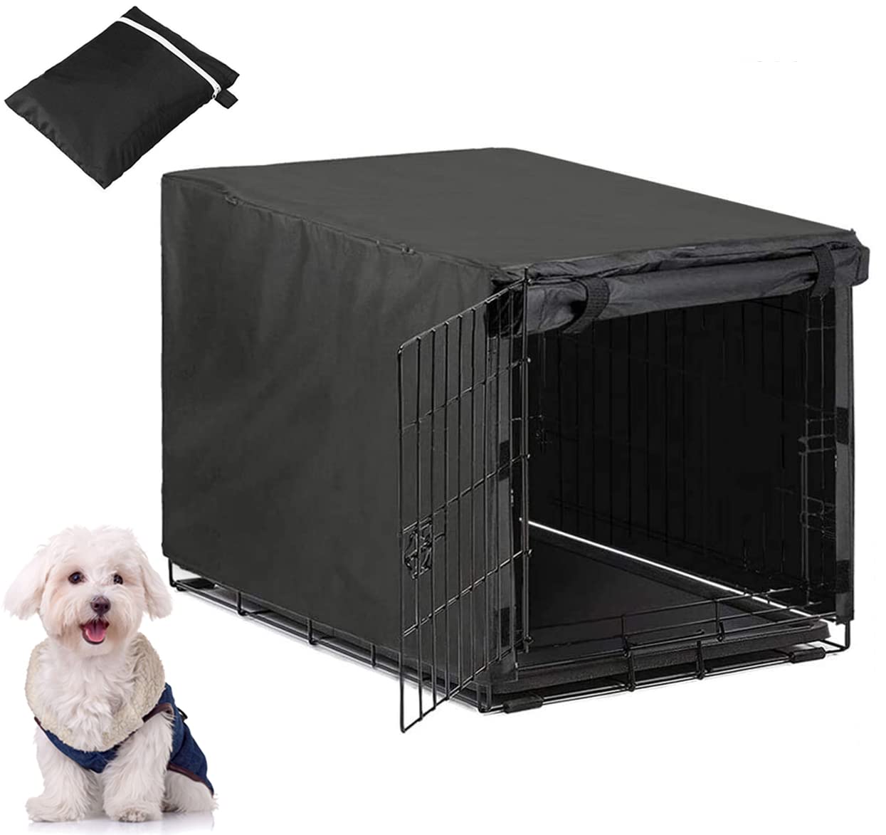 Dog Crate Winter Kennels Dog Crate Cover For Winter Warmth