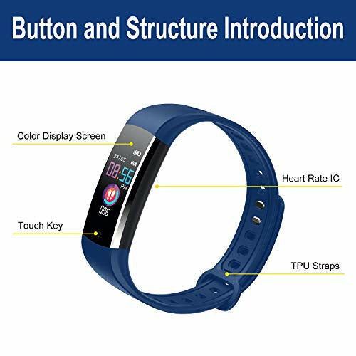 MoreFit Kids Fitness Tracker With Heart Rate Monitor,Waterproof